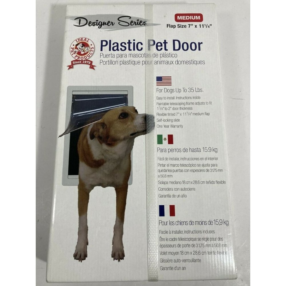NEW Designer Series Plastic Pet Door Medium Flap Size 7”x11 1/4”